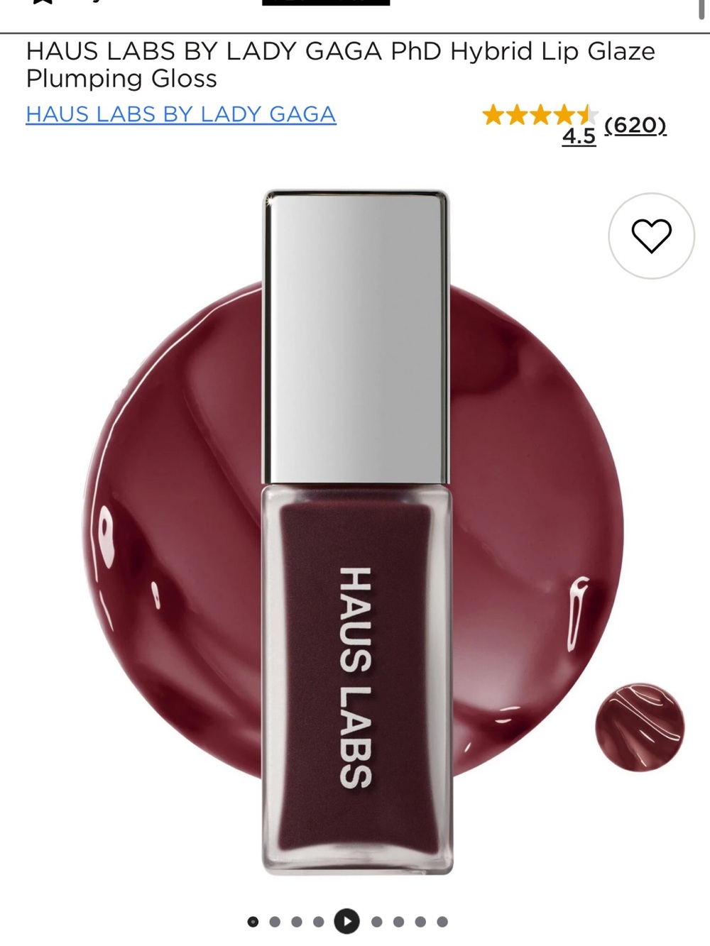 HAUS LABS PhD Hybrid Lip Glaze in Fig - brand new - nwt